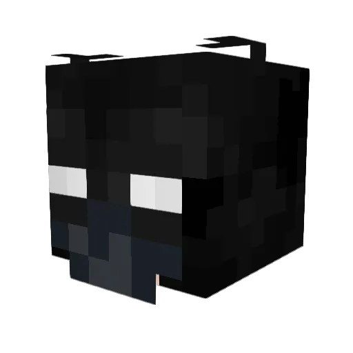 Trusty_toilet Minecraft avatar head, 3D render