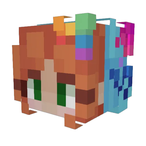 Truth_Hurts_ Minecraft avatar head, 3D render