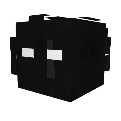 Truthowl Minecraft avatar head, 3D render