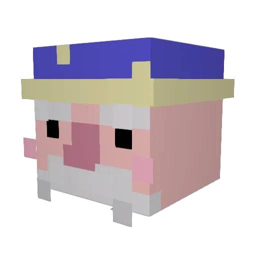 Truthxx Minecraft avatar head, 3D render