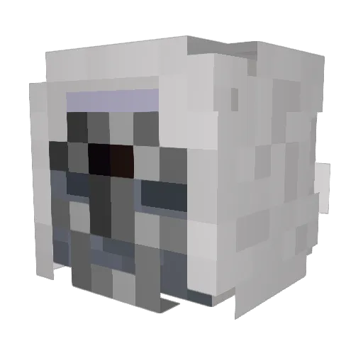 Trxcoli Minecraft avatar head, 3D render