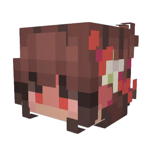 Trxthlezz12 Minecraft avatar head, 3D render