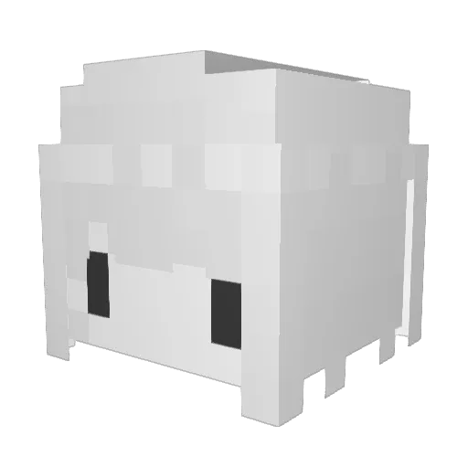 Try3315 Minecraft avatar head, 3D render
