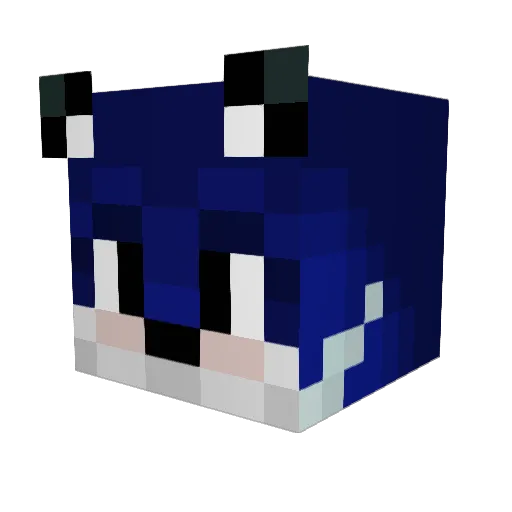 TryCommeTryliom Minecraft avatar head, 3D render