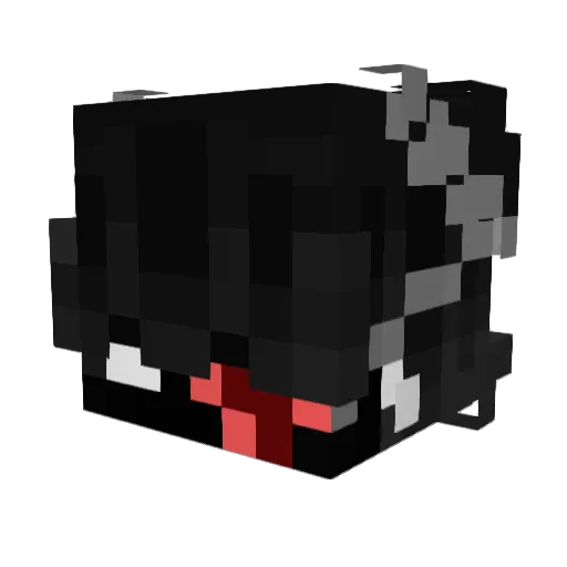 TryGood Minecraft avatar head, 3D render