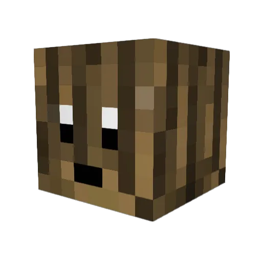 TryHardGaming Minecraft avatar head, 3D render
