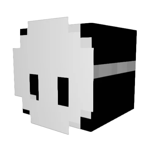 TryHardWithEggs Minecraft avatar head, 3D render