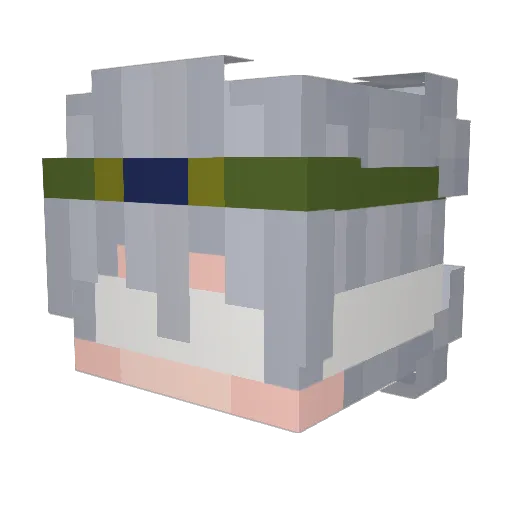 TryKO__ Minecraft avatar head, 3D render