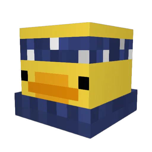 Try_Hard_Ente Minecraft avatar head, 3D render