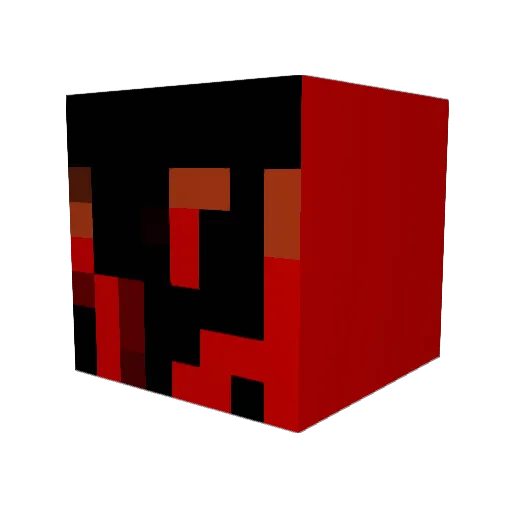 Try_Rex_ Minecraft avatar head, 3D render