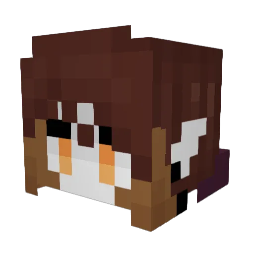 Tryeruioe_ Minecraft avatar head, 3D render