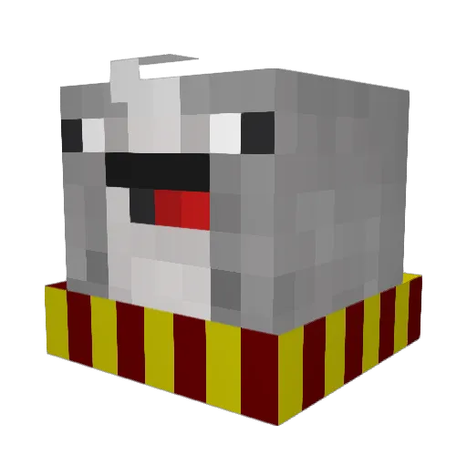 Tryhardkidz Minecraft avatar head, 3D render