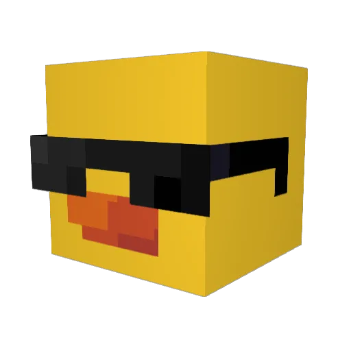 Trymaper Minecraft avatar head, 3D render