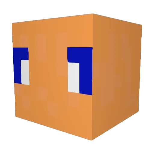 Trymelskerstein Minecraft avatar head, 3D render