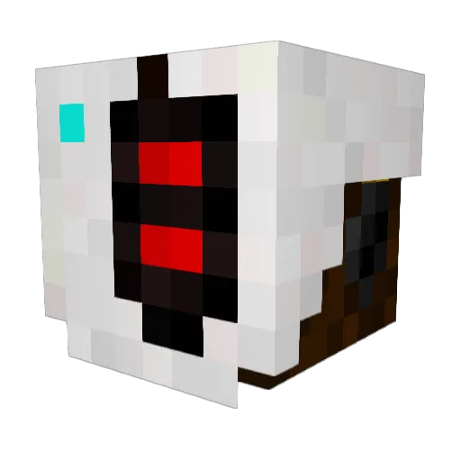 Trypticon4 Minecraft avatar head, 3D render
