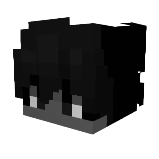 TrystanFnz Minecraft avatar head, 3D render