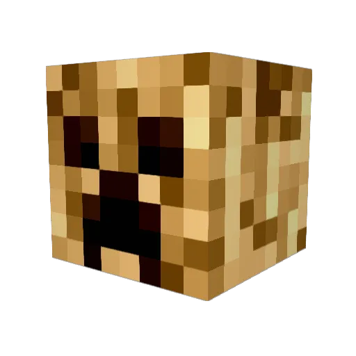 Trystqr Minecraft avatar head, 3D render
