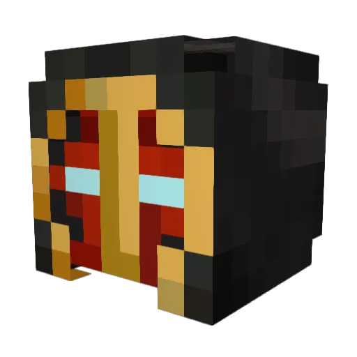 TrystramTV Minecraft avatar head, 3D render