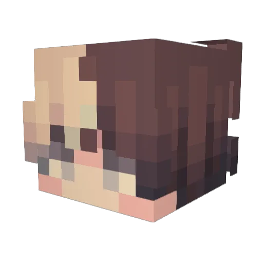Tryzixx0 Minecraft avatar head, 3D render