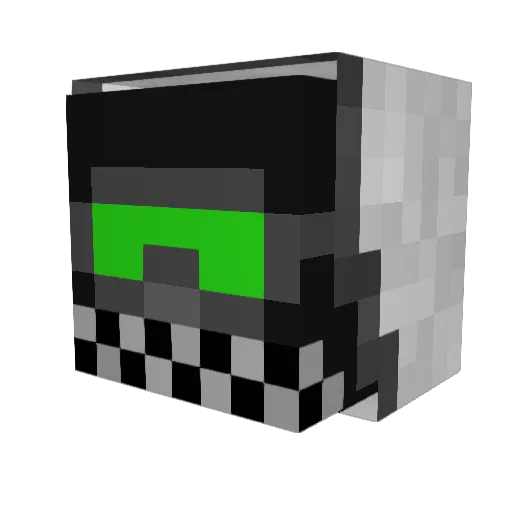 Tsar397 Minecraft avatar head, 3D render