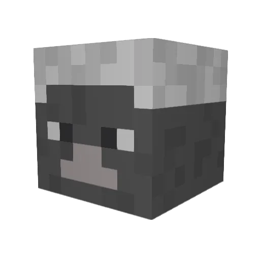 Tsarapcat Minecraft avatar head, 3D render