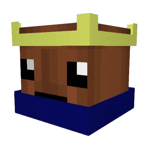 TsarofMine Minecraft avatar head, 3D render