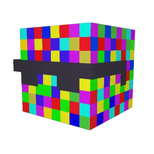 TsbeeFree Minecraft avatar head, 3D render