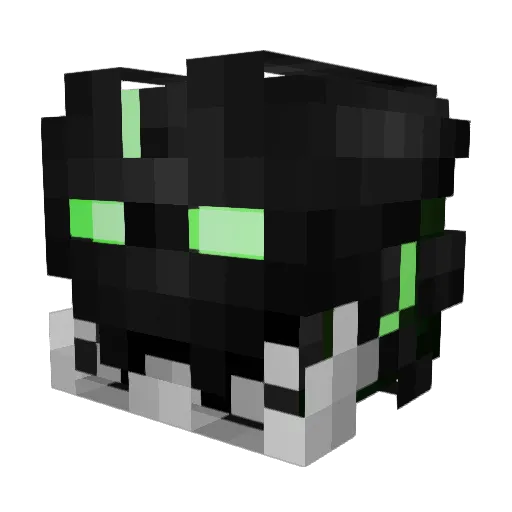 Tschapsui Minecraft avatar head, 3D render