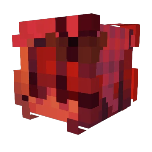 Tscheburaschka Minecraft avatar head, 3D render