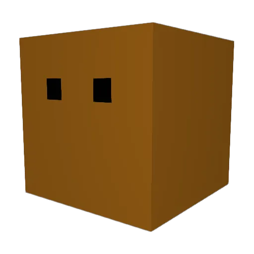 Tschimo Minecraft avatar head, 3D render