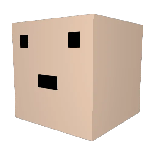 Tschooeeel Minecraft avatar head, 3D render