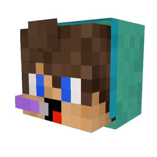 Tschumi2002 Minecraft avatar head, 3D render