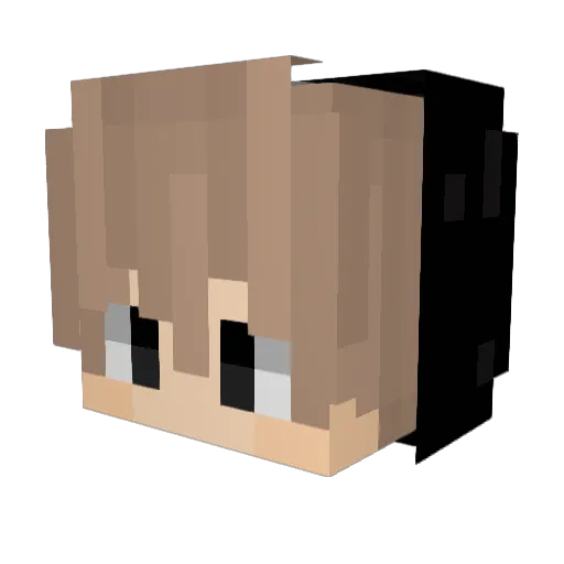 Tschuppik_ Minecraft avatar head, 3D render