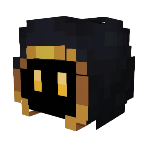 Tsilz Minecraft avatar head, 3D render