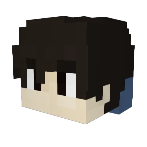 Tsor_ Minecraft avatar head, 3D render