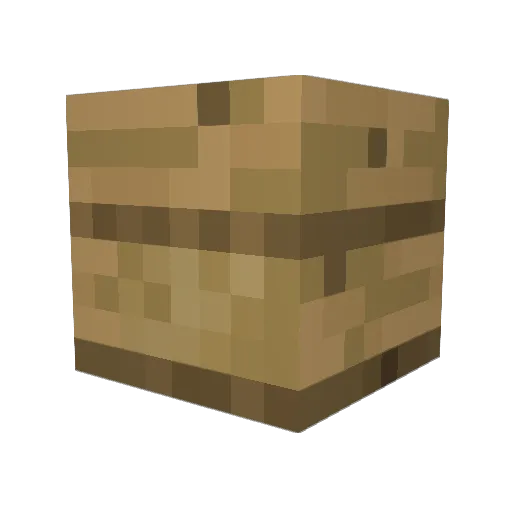 Tsr2nd Minecraft avatar head, 3D render