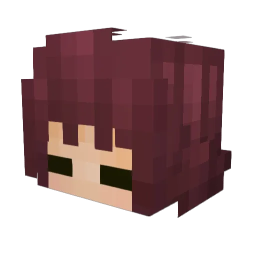 TssKwel Minecraft avatar head, 3D render