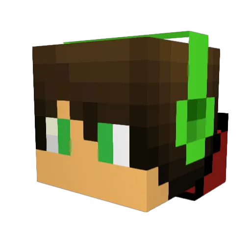 Tstark98 Minecraft avatar head, 3D render