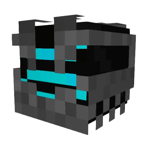 Tsukirenn Minecraft avatar head, 3D render