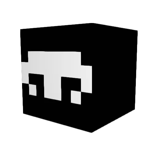 Tsuko44 Minecraft avatar head, 3D render