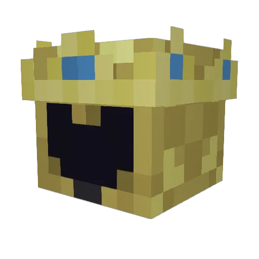 Tsukumogami1 Minecraft avatar head, 3D render