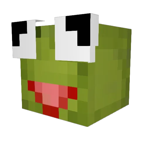 TsukuyomiET Minecraft avatar head, 3D render
