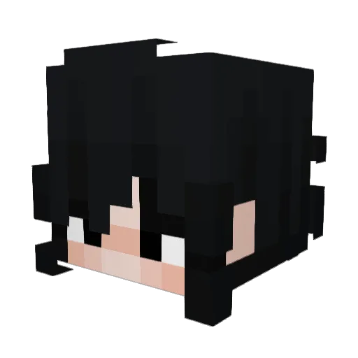 Tsukyi04 Minecraft avatar head, 3D render