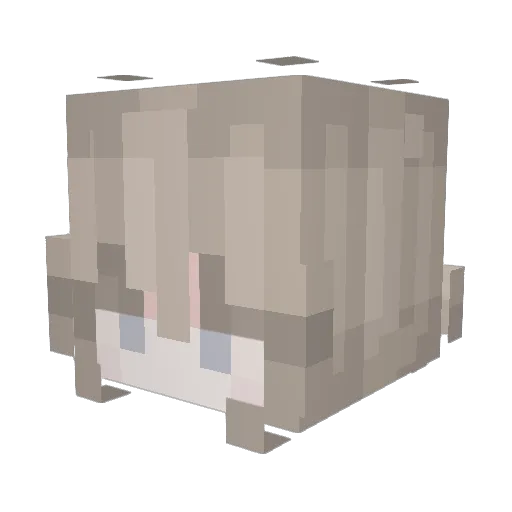 TsunamikOne Minecraft avatar head, 3D render