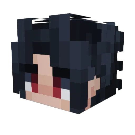 Tsunamin3 Minecraft avatar head, 3D render
