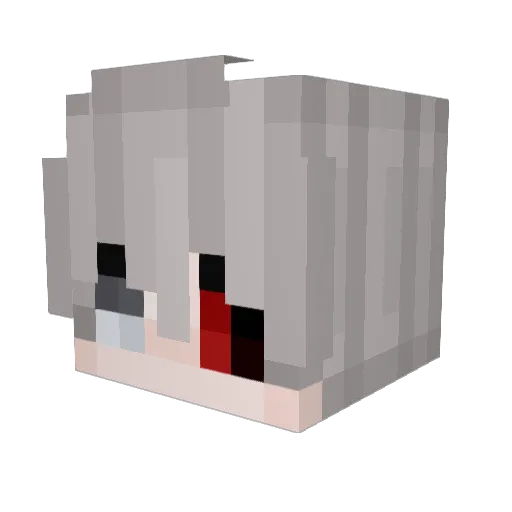 Tsung_Yu Minecraft avatar head, 3D render