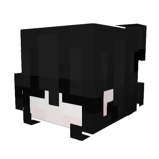 Tsuroshi Minecraft avatar head, 3D render
