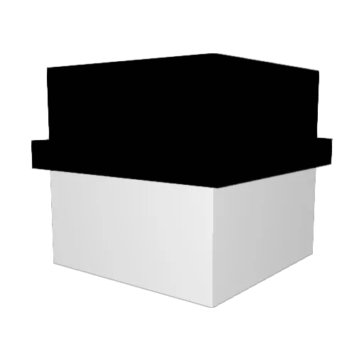 Tsust Minecraft avatar head, 3D render