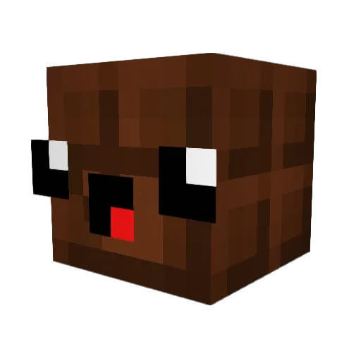 Tsvet37 Minecraft avatar head, 3D render