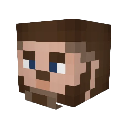 TsyKo_059 Minecraft avatar head, 3D render
